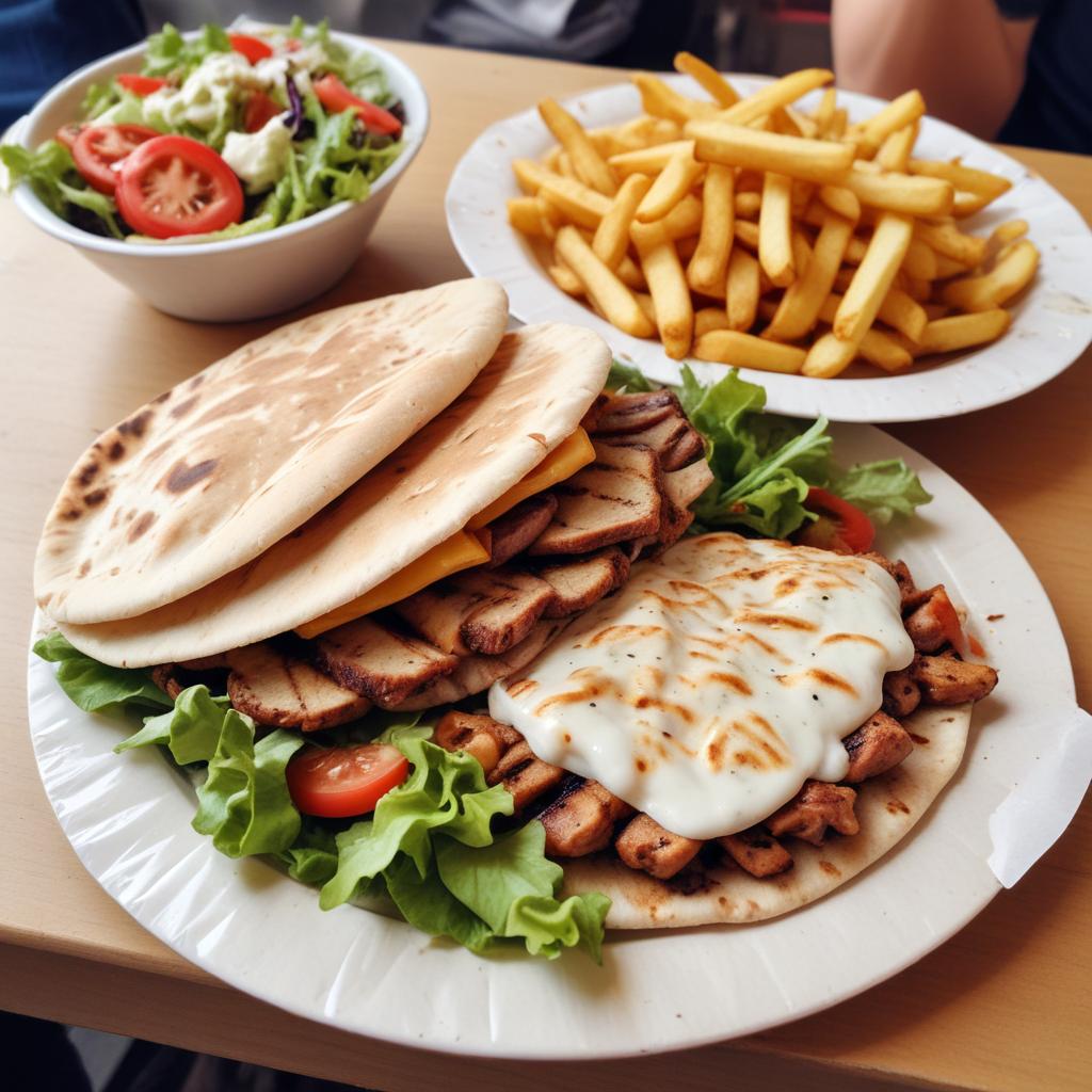 Assiette Pitta grecque
