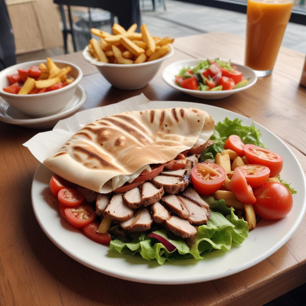 Assiette Pitta speciale viande